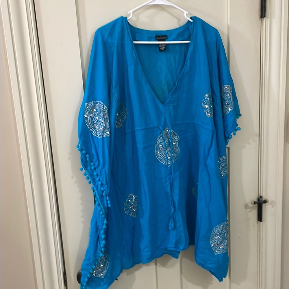 Vintage VS Blue Swim Coverup